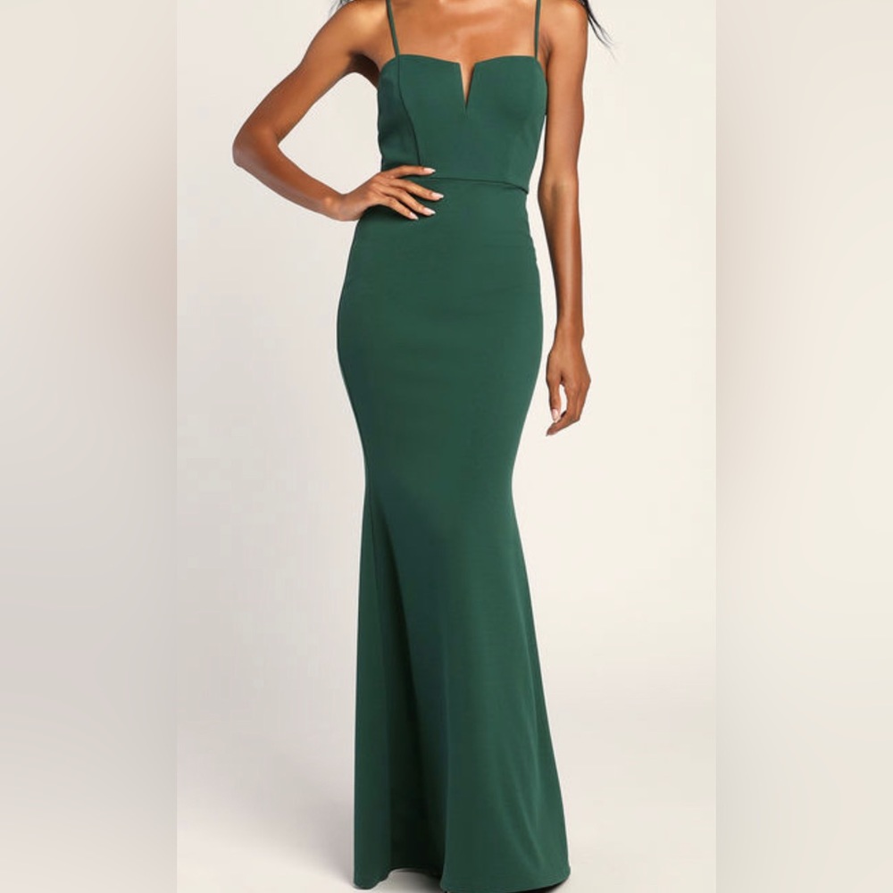 Formal Green Mermaid Dress